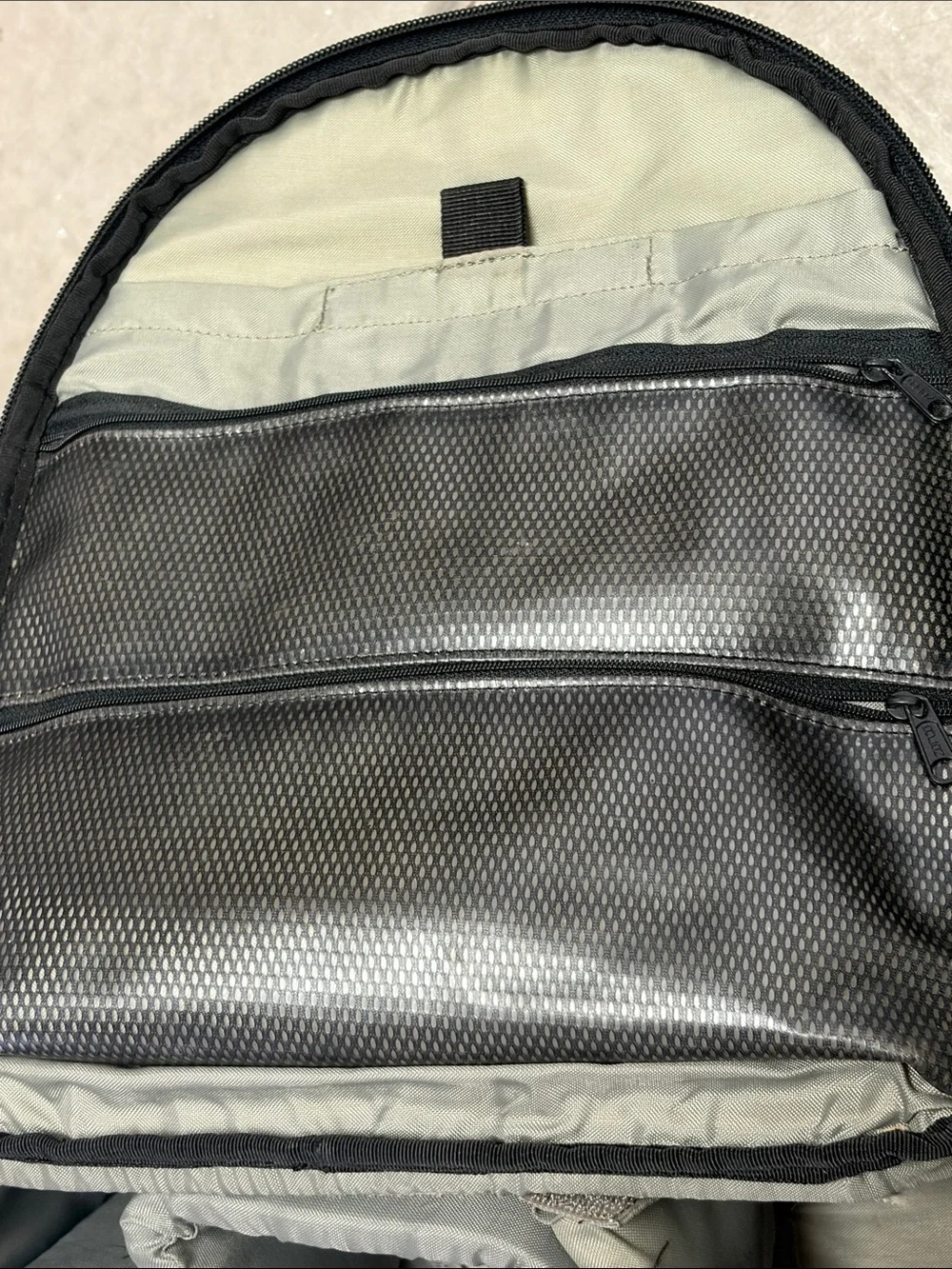 GEPE Vintage Black and Gray Camera Backpack - Compact Protective Carry